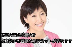生い立ちが凄い 高島礼子の昔はウルフカットが多い えつなんニュース Com