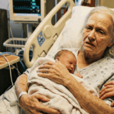 Upon examining the abdomen of this 97-year-old woman, the doctor was speechless.