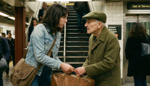 This girl helped the old man. One minute later, the old man changed completely.